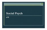 U16 social psych 2011