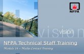 NFPA Technical Staff Training Module 14