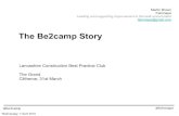 The Be2camp Story For Lcbpc