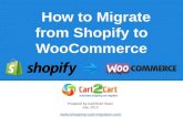 How to Migrate from Shopify to WooCommerce