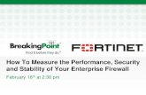 BreakingPoint & Fortinet RSA Conference 2011 Presentation: Evaluating Enterprise Firewalls