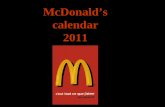 Mc donald's calendar_2011