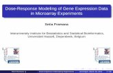 Model averaging in dose-response study in microarray expression