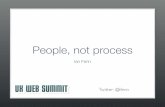 People, not process (Revised)