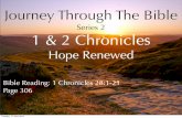 Journey Through The Bible: The Books of Chronicles