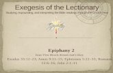 14.01.17 exegesis   epiphany 2