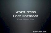 WordPress Post Formats