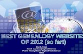 Best Genealogy Websites of 2012 - Part 1
