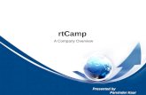 Rt camp..........a company overview