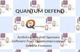 Quantum defend - Antivirus Features