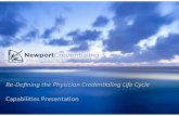 Newport Credentialing Solutions Capabilities Presentation