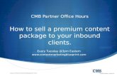 How to sell a premium content package to inbound clients