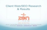 SEO Research, Results & Social Content Plan