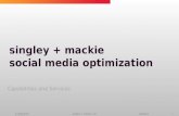 Singley + mackie capabilities and services april 2011