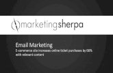 Email Marketing: Key takeaways from an award-winning campaign that increased online sales 66%
