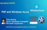 PHP and Windows Azure