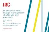 Overview of faecal sludge management challenges and practices