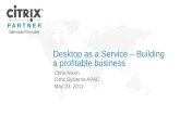 Desktop as a service   building a profitable business citrix