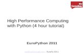 Euro python2011 High Performance Python