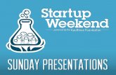 Startup Weekend Presentation 101