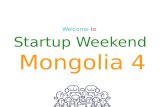 Startup Weekend Mongolia 4- Deck