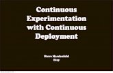 Strata New York 2012: Continuous Experimentation with Continuous Deployment