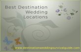 Best destination wedding locations