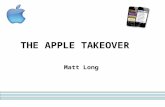 Apple Takeover Evaluation