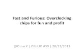 Fast and Furious: Overclocking chips for fun and profit