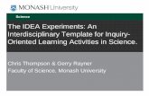 Dr Christopher Thompson - Faculty of Science, Monash University - Innovative approach to improve inquiry-based learning in our teaching laboratories