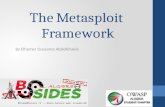 BSides Algiers - Metasploit framework - Oussama Elhamer