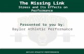 Baylor Athletic Performance - Stress the Missing Link