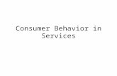 Consumer behaviour in services 1