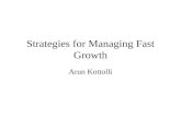 Strategies For Managing Fast Growth