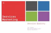 Services marketing   service quality