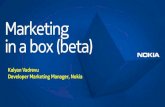Promote your apps with Nokia Marketing in a Box