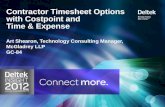Deltek Insight 2012: Contractor Timesheet Options with Costpoint and Time & Expense