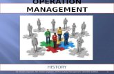 Operation management History