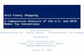 Anti-Treaty Shopping: A Comparative Analysis of the U.S. and OECD Model Tax Conventions