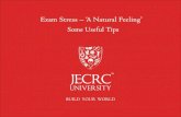 Exam Stress – ‘A Natural Feeling’ Practical examination stress relieving methods