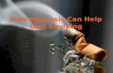 How hypnosis can help quit smoking