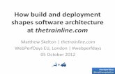 How build and deploy shapes software architecture at thetrainline.com