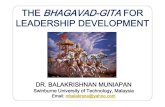 Bhagavad gita & leadership