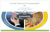 Sustain Dharma for Sustainability