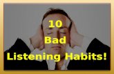 10 bad listening habits