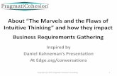 About the marvels and the flaws of intuitive thinking