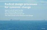 Luras nordby   radical design processes for systemic change
