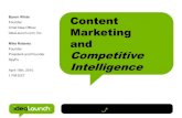 Digging Deep with Competitive Intelligence - April 2010