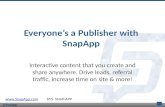 Be a Content Publishing Machine with SnapApp