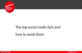 The Top Social Media Fails and How to Avoid Them